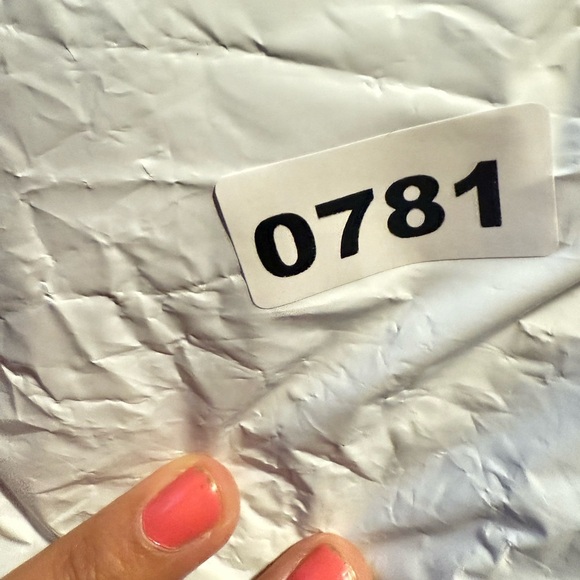 Cinnamon Orange A-Line Side Slit Chiffon Dress - Picture 9 of 9